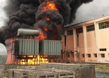 ग्रेटर नोएडा : एनपीसीएल के सबस्टेशन में लगी आग